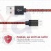 OkaeYa Color Nylon Braided Long & Strong USB 2 Data & Charging Cable.